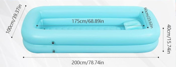 პაციენტის დასაბანი გასაბერი აბაზანა